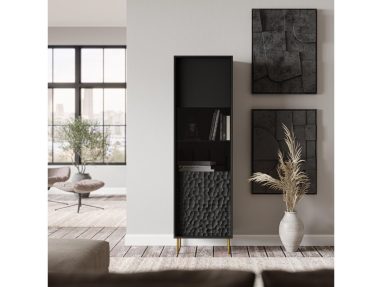 Bullet W-1 vitrin, fekete/arany